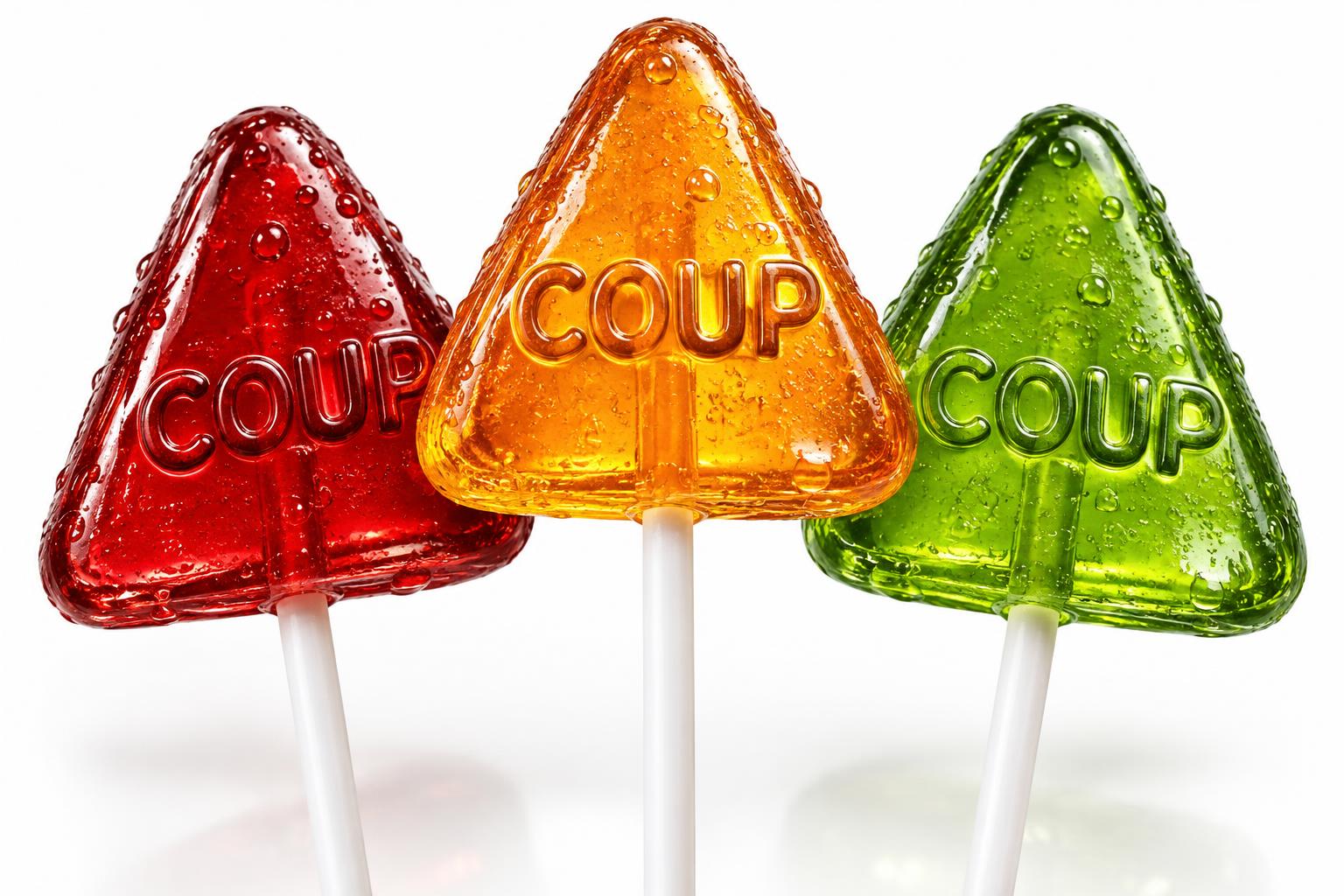 COUP electrolyte pops in three flavours